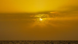Sunset On Dry Fog