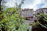 Suspended Bridge On An Old Village 