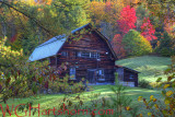 Log Cabin Autumn