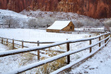 Capitol Reef Winter Barn