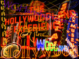 Hollywood Neon Abstract