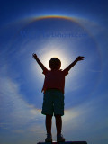 Circumzenithal Arc Rainbow Silhouette