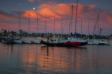 Naples Moonrise Sunset