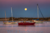 Morro Bay Moonset