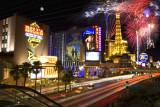 Las Vegas Strip Fireworks 