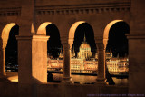 2016 - Parliament of Budapest view from Fishermans Bastion (Halaszbastya), - Hungary