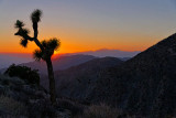 Sunset from Keys View lookout
