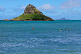 Mokolii Island, also known as Chinamans Hat
