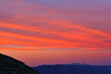 Dusk, looking east from Jerome