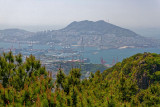 View from Hwangnyeongsan Mountain over Busan Port