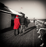 Winter Stroll on the Pier