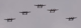 Formation of Five P-38s