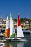 5.  Pleasure boats in Wellfleet Harbor.