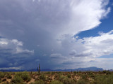 Clouds over the Superstition Mountains