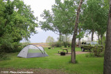 Our campsite at Kinbrook Island