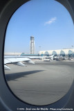 Dubai International Airport from an Airbus A380