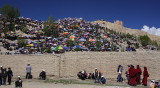 Gyantse: horse racing festival