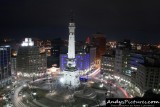 Indiana State Soldiers and Sailors Monument at Night