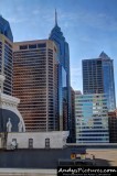 Downtown Philadelphia as seen from Phillys City Hall Observation Deck