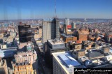 Downtown Philadelphia as seen from Phillys City Hall Observation Deck