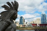 Chief Little Turtle & downtown Cincinnati