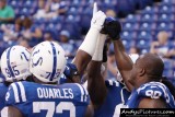 Indianapolis Colts huddle