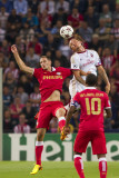 Tim Matavz, Philippe Mexes and Georginio Wijnaldum