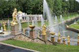 The Gold Statues of the Grand Cascade