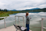 Bob Hunt <br> Fishing on Somanos Lake