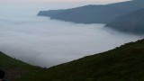 Scafell Peak Ascent - Cloud Cover quickly moves in beneath us