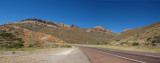 Panorama - Franklin mountains behind me as I descend