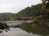 Freight traffic on the West Virginia side of the Potomac
