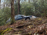 Car parked by the roadside