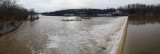 Panorama - Dam 4 and downstream on the Potomac