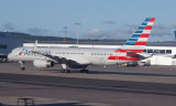 American Boeing 757-2B7 on the tarmac at Glasgow