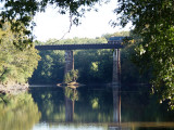 Railroad bridge over the Monocacy river
