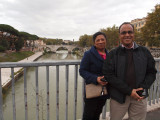 On the Ponte Garibaldi