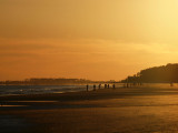 Beach at sunset