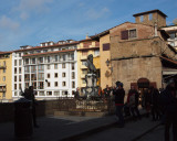 Statue of Benvenuto Cellini on the Ponte Vecchio, Florence