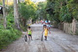 Poor children playing - Philippines