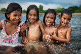 Sitting in Takar river