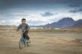 Apprehensive boy - Tajikistan