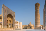 Mir-i-Arab Medressa and Kalon Minaret - Uzbekistan