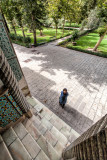 Woman in grounds of Golestan Palace - Tehran