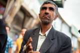 Man in busy street - Esfahan