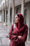 Pukhtun woman in mosque - Lahore
