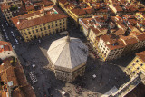 Looking down on the Battistero