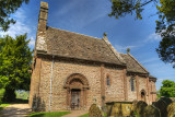 Kilpeck church from entrance path