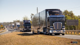 supercar transporter convoy