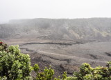 Kilauea Iki Crater in the mist